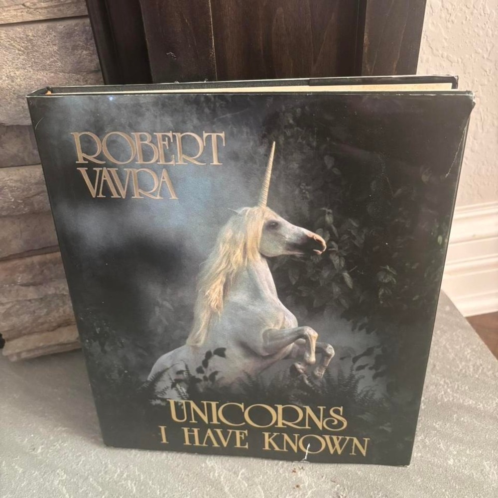 Unicorns I Have Known by Robert Vavra Book Hardcover Copyright 1983 Whimsical